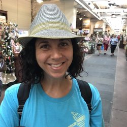 Charleston Hat Man - It's fun to try on hats