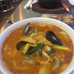 Jjamppong! This huge delicious bowl is so good on a cold night! Jjamppong! This huge delicious bowl is so good on a cold night!