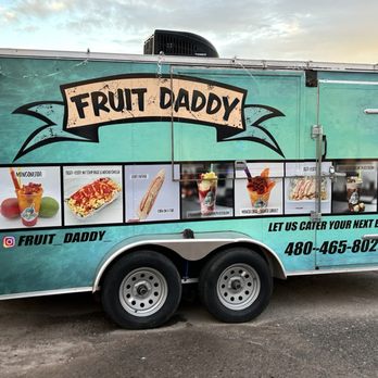 Fruit Daddy - a food truck parked in a parking lot - Ice Cream & Frozen Yogurt Near Me - Chandler, Arizona