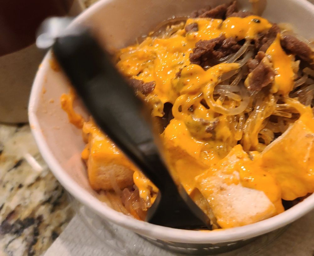 Food from Cupbop - Korean BBQ in a Cup