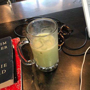 Bodhi Leaf Coffee Traders - Iced matcha green tea latte with oat milk - Coffee & Tea Near Me - Orange, California Bodhi Leaf Coffee Traders - Iced matcha green tea latte with oat milk - Coffee & Tea Near Me - Orange, California