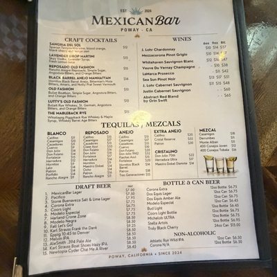 Menu photo 6 MexicanBar Poway, CA Menu photo 6 MexicanBar Poway, CA