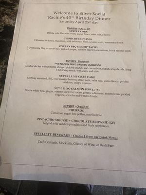 Menu photo 1 Silver Social Washington, DC, DC Menu photo 1 Silver Social Washington, DC, DC
