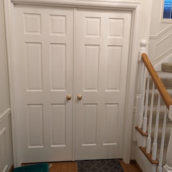 LG Painting - Office Doors in Front Entry - Painters Near Me