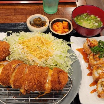 Yoko - Kimchi cheese cutlet + crunchy sushi roll - Japanese Near Me - Buena Park, California