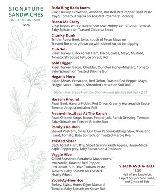 Menu photo 7 Ballywhack Shack Cafe Occoquan, VA