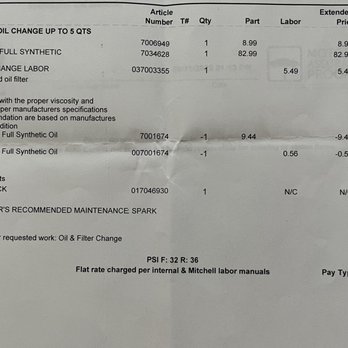 Firestone Complete Auto Care - Full synthetic oil change and filter charge $95 September 2022 - Tires Near Me - Millbrae, California Firestone Complete Auto Care - Full synthetic oil change and filter charge $95 September 2022 - Tires Near Me - Millbrae, California