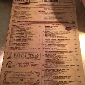 Stone Creek Bistro - The menu and I've sampled a few. All beyond reproach - New American Near Me - Blue Jay, California Stone Creek Bistro - The menu and I've sampled a few. All beyond reproach - New American Near Me - Blue Jay, California
