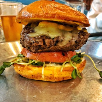 Rodeo Goat - River oaks burger with sprouts @natashaaapril - Burgers Near Me - Houston, Texas
