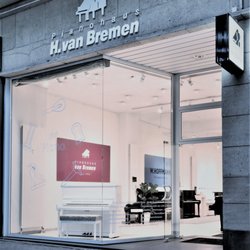 Pianohaus H. van Bremen - Eingang Pianohaus van Bremen