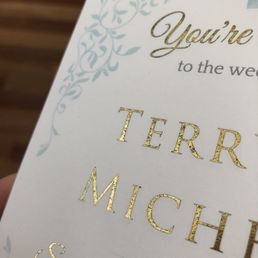 At least 1/2 of all the invitations I received looked like this and we were told this is "normal".