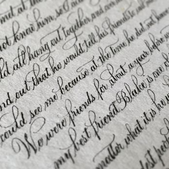 Jacqueline Correa Calligraphy & Designs - Gorgeous wedding vows, hand calligraphed. - Calligraphy Near Me Jacqueline Correa Calligraphy & Designs - Gorgeous wedding vows, hand calligraphed. - Calligraphy Near Me