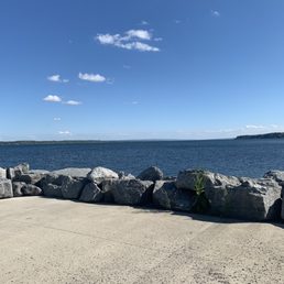 Near the pier area looking at Seneca Lake.