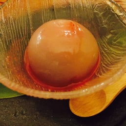 Omakase dinner strawberry azuki kuzu manju yummy