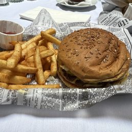 The old fashioned burger The old fashioned burger