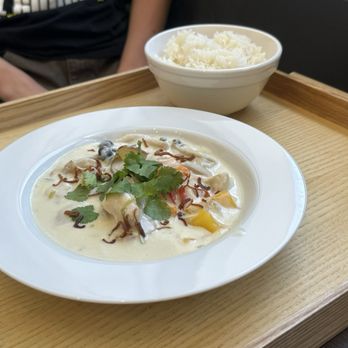 Rin-Tei - Coconut chicken soup with rice - Asian Fusion Near Me - San Mateo, California Rin-Tei - Coconut chicken soup with rice - Asian Fusion Near Me - San Mateo, California