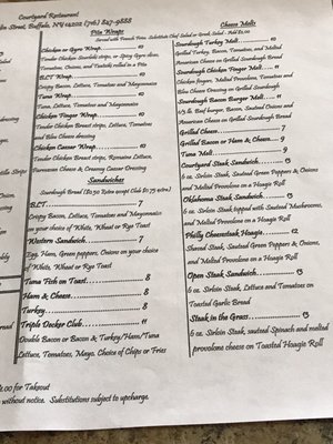 Menu photo 3 Courtyard Restaurant Buffalo, NY Menu photo 3 Courtyard Restaurant Buffalo, NY