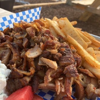 Taste - Pork belly gyro with seasoned fries - Greek Near Me - Westmont, Illinois Taste - Pork belly gyro with seasoned fries - Greek Near Me - Westmont, Illinois
