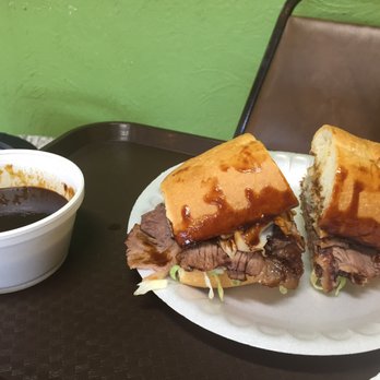 Joe's Buffet - BBQ beef & turkey sandwich (with BBQ sauce on the side). - Sandwiches Near Me - Fairfield, California
