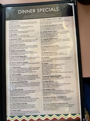 Menu photo 3 Casa Trejo Mexican Restaurant Yucaipa, CA