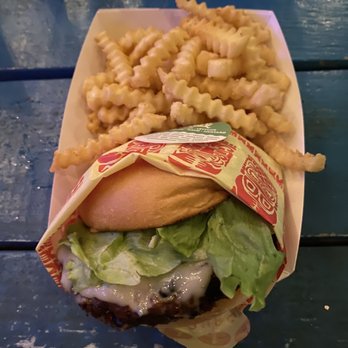 Pool Burger - Hippie burger - Tiki Bars Near Me - Austin, Texas