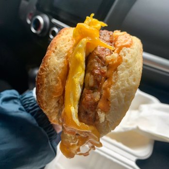 The Washburne Cafe - Tried something different! Sausage breakfast biscuit sandwich so bomb - Breakfast & Brunch Near Me - Springfield, Oregon The Washburne Cafe - Tried something different! Sausage breakfast biscuit sandwich so bomb - Breakfast & Brunch Near Me - Springfield, Oregon