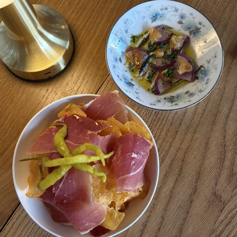 Kid Sister A Wine Bar - chips & serrano ham, boquerones - Wine Bars Near Me - Phoenix, Arizona Kid Sister A Wine Bar - chips & serrano ham, boquerones - Wine Bars Near Me - Phoenix, Arizona