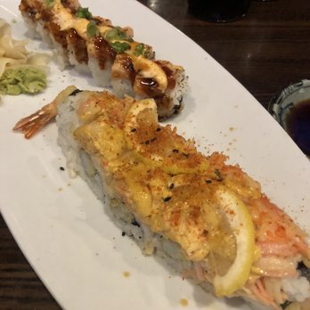 Blue Sushi Sake Grill - Lion King* and Thriller rolls - Sushi Bars Near Me - Denver, Colorado Blue Sushi Sake Grill - Lion King* and Thriller rolls - Sushi Bars Near Me - Denver, Colorado