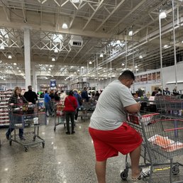 Busy day at Costco!