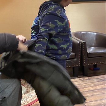 Bergen Pediatric Dentistry - my son comfortably going back to the clinic ready for his appointment - Pediatric Dentists Near Me - Fair Lawn, New Jersey