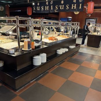 Habachi Buffet - Sushi area - Japanese Near Me - Flint, Michigan