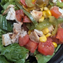 This is the chicken portion they placed in this tropichop.
