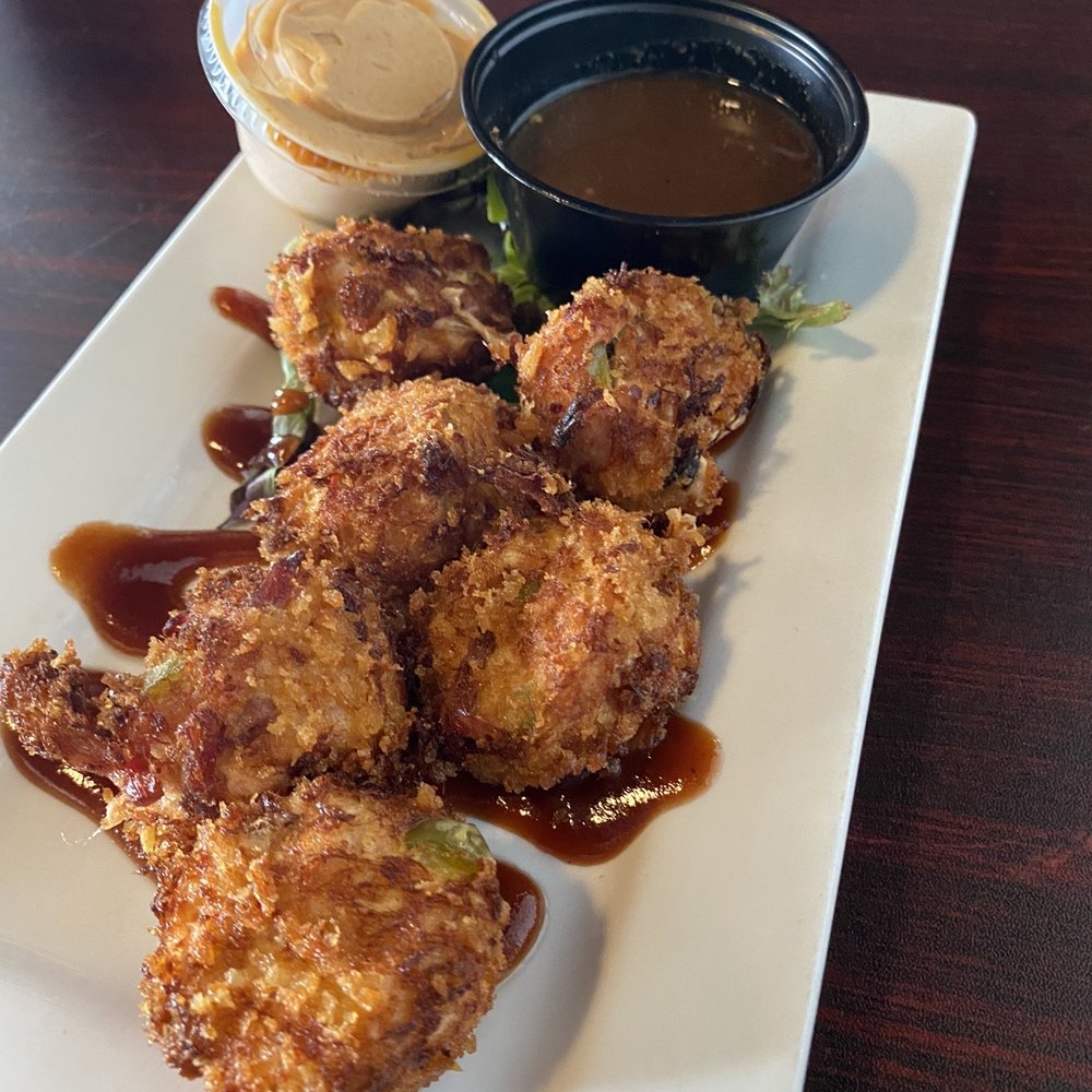 The Mason Jar - Pork fritters - Salad Near Me - Hillsville, Virginia