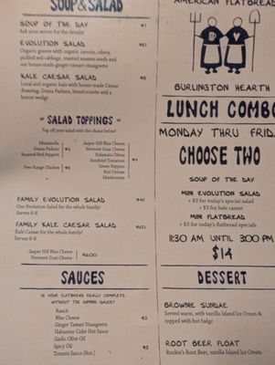 Menu photo 3 American Flatbread Burlington, VT