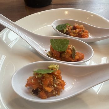 Apple Blossom - Carrot tartare - New American Near Me - Denver, Colorado Apple Blossom - Carrot tartare - New American Near Me - Denver, Colorado