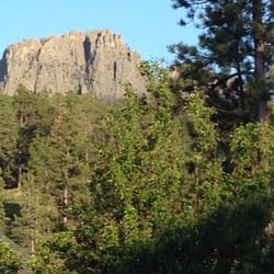 Palmer Gulch Lodge - View from the resort.