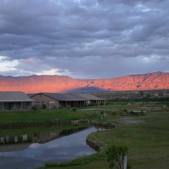 Coyote Willows Golf Course - Beautiful sunset on the course. - Golf Near Me - Mesquite, Nevada