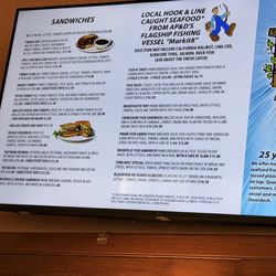 Partial menu