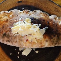 Ham and Mushroom Calzone