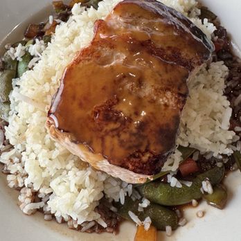 The Dock at Crayton Cove - Miso Glazed Salmon - Seafood Near Me - Naples, Florida