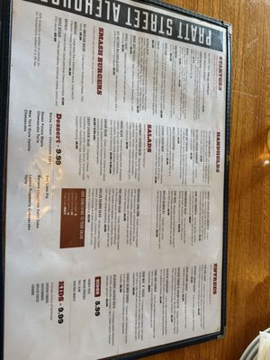 Menu photo 1 Pratt Street Ale House Baltimore, MD Menu photo 1 Pratt Street Ale House Baltimore, MD