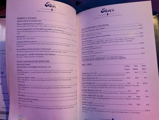 Menu photo 5 Stein's Kingston Upon Thames, XGL Menu photo 5 Stein's Kingston Upon Thames, XGL