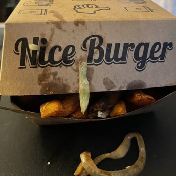 Nice Burger - Animal style sweet potato fries - Vegan Near Me - Stanton, California Nice Burger - Animal style sweet potato fries - Vegan Near Me - Stanton, California