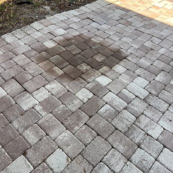 Perfection Power Cleaning - Oil treatment before - Pressure Washers Near Me - Longwood, Florida Perfection Power Cleaning - Oil treatment before - Pressure Washers Near Me - Longwood, Florida