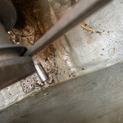Aqua Marine of Henderson - Sockets left under engine in hull of boat