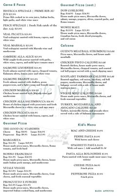 Menu photo 7 Cafe Vitale Los Altos, CA