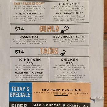 Jackie Boy's Barbecue - Menu - Barbeque Near Me - Petaluma, California Jackie Boy's Barbecue - Menu - Barbeque Near Me - Petaluma, California