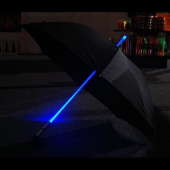 Star Wars Launch Bay - Epic Rebel lightsaber umbrella - Amusement Parks Near Me - Anaheim, California