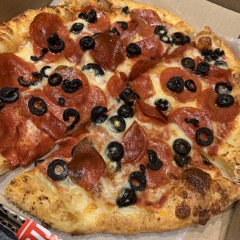 Happy Camper - 10" Pepperoni and black olive delivery - Pizza Near Me - Chicago, Illinois Happy Camper - 10" Pepperoni and black olive delivery - Pizza Near Me - Chicago, Illinois
