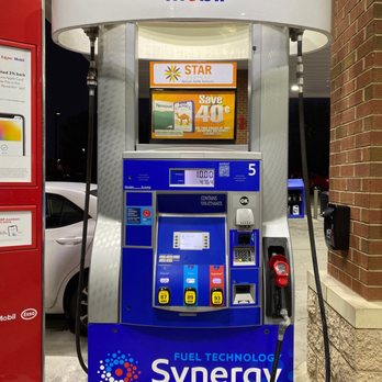 Mobil - a gas pump at a gas station - Gas Stations Near Me - Henrico, Virginia